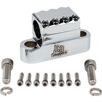 Image of LA-7335-XXC - LA Choppers Kage Fighter Handlebar Clamp 1-1/4" - Chrome