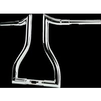 Image of LA-7328-16 - LA Choppers Hammerhead Handlebar For Harley Davidson FLTRK 1868 ABS 2024 41.5 cm (16-1/4") - Chrome