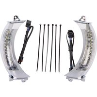 Image of 45250 - Ciro Fang Headlight Bezels For Harley Davidson FLTRK 1868 ABS 2020-2024 Chrome Clear