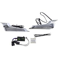 40022 - Ciro Filler Panel Lights For Harley Davidson FLHR 1750 ABS 2021-2022 Rear Clear Chrome