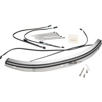 Image of 12000 - Ciro Solaire LED Windshield Trim For Harley Davidson FLH 1868 ABS 2021 - Chrome