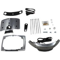 Image of 40051 - Ciro Latitude Taillight & License Plate Mount For Harley Davidson FLHRXS 1750 ABS 2017-2018 Rear Light Smoke