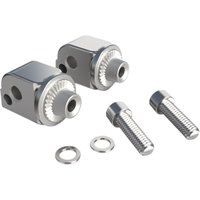 60015 - Ciro Foot Rest Adapters For Harley Davidson FLDE 1750 ABS 2018-2020 Front - Chrome