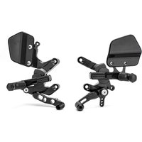 Image of VCR-H01 - Gilles VCR38GT Adjustable Rearset For Honda CBR 1000 RR 2004-2007 - Black