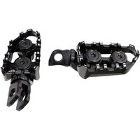 Image of RGK-300-UF35-SET-B - Gilles Tech-X Enduro Foot Pegs For Kawasaki KLZ 1000 ABS 2017-2024 - Black