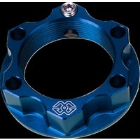 Image of ACMA-28-10-BL - Gilles Top Yoke Nut For Indian FTR 1200 ABS 2019-2022 - Blue