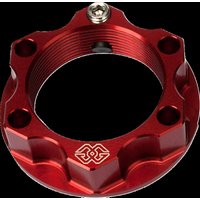 Image of ACMA-28-10-R - Gilles Top Yoke Nut For Indian FTR 1200 ABS 2019-2020 - Red