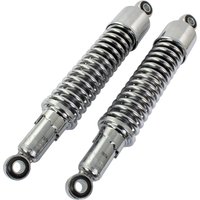 SHK08CH - Bike It 320mm Eye To Eye Chrome Twin Shock Absorbers