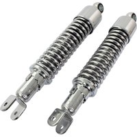 SHK09CH - Bike It 320mm Eye To Fork Chrome Twin Shock Absorbers