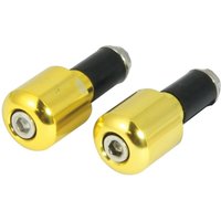 Image of BEWSL13GD - Bike It Gold 13mm Slim Bar End Weights