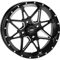 Image of 1521958727B - ITP Tornado Wheel For Polaris ACE 500 4X4 2018-2019 Fits Front Or Rear 15x7" - Black/Milled