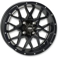 Image of 1428638536B - ITP Hurricane Wheel For Polaris ACE 500 4X4 2018-2019 Fits Front Or Rear 14x7" - Black