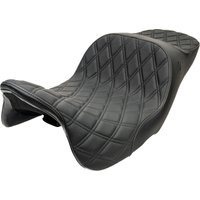 Image of 4723C - Slyfox Chariot Seat For Harley Davidson FLHRXS 1868 ABS 2024-2025 Double Diamond - Black
