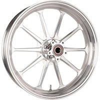 Image of 12027905RSLYAPM - Slyfox Track Pro Wheel For Harley Davidson FLH 1868 ABS 2021 19x3 Front without ABS - Silver