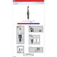 Image of 8022 - Champion Spark Plug For Triumph Bonneville 1200 T120 ABS 2016-2018