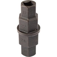TLSAXD06 - Bike It Cr-Mo Front Axle Driver Tool 17mm/19mm/22mm/24mm