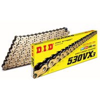Image of 4525516397230 - DID 530 VX3 Chain 116 Links - Gold/Steel