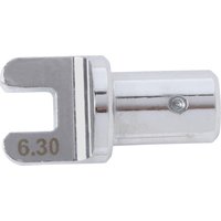 TWH-063 - Excel Replacement Spoke Head 6.3 mm - Chrome