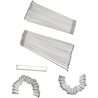 Image of XS8-15197 - Excel Spoke Set For Honda CR125 2002-2007 Rear - Silver