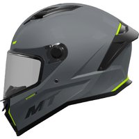 Image of MT Stinger 2 A2 Motorcycle Helmet Titanium Matt Grey