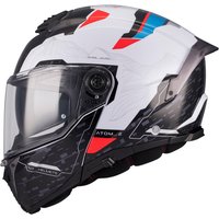 Atom 2 SV Highlands A7 Motorcycle Helmet Gloss Red Blue