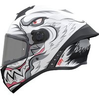 Image of MT Targo S Toby A0 Motorcycle Helmet Gloss White
