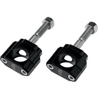 Image of CL003 - Renthal Rubber-Mounted Handlebar Clamp For Moto Guzzi Breva 750 2005-2007 - Black