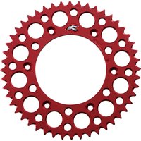 Image of 154U-520-48GRRD - Renthal Ultralight Sprocket For Honda CR125 1987-2007 Rear 48T - Red