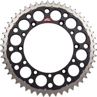 Image of 1120-520-50GPBK - Renthal Twinring Sprocket For Kawasaki KDX250 1983-1994 Rear 50T - Black
