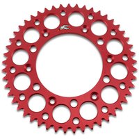 Image of 154U-520-50GRRD - Renthal Ultralight Sprocket For Honda CR125 1987-2007 Rear 50T - Red