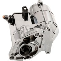 Image of 771090 - Terry Components Starter Motor For Harley Davidson FLHS 1340 1990-1993 - Chrome