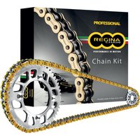 Image of KD068 - Regina 525 ZRP Chain & Sprocket Kit For Ducati MultiStrada V4 1200 ABS 124 Links 16T X 42T - Gold