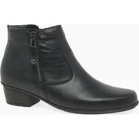 WALDLAUFER Women's Haifi Womens Ankle Boots - Black - Size: 5