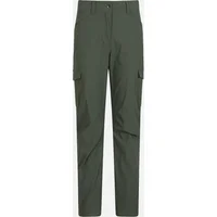 Women's Mountain Warehouse Womens/Ladies Conniston Cargo Trousers - Green - Size: 8 uk r