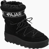 Women's Pajar Womens Galaxy Lama Pull On Waterproof Snow Boots - Black - Size: 5