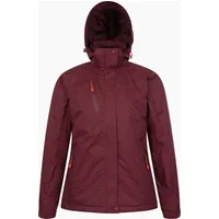 Women's Mountain Warehouse Womens/Ladies Bracken Extreme 3 in 1 Waterproof Jacket - Red - Size: 10