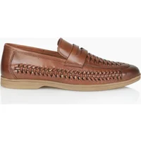 Men's Silver Street London PERTH Mens Loafers Brown - Size: 8