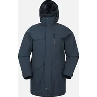 Men's Mountain Warehouse Mens Reid Waterproof Padded Jacket - Navy - Size: Regular/34