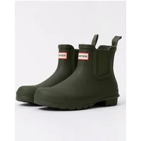 Women's Hunter Original Chelsea Womens Boots - Dark Olive - Green - Size: 8
