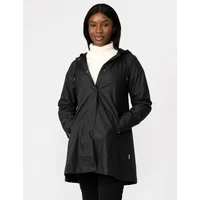 Women's Rains A-line Womens Jacket - 01 Black - Size: 14