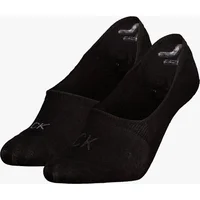 Women's Calvin Klein 2 Pack Footie Mid Cut Womens Socks Black - Size: 2.5/3/3.5/4/4.5/5