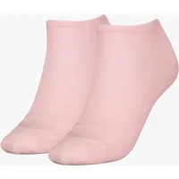Women's Tommy Hilfiger 2 Pack Trainer Womens Ankle Socks Pink - Size: 6.5/6/8/7.5/7