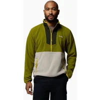 Men's Columbia Sequoia Grove Half Zip Men's Green Fleece Jacket - Size: 36