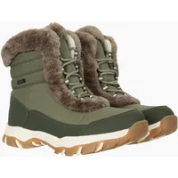 Women's Mountain Warehouse Womens/Ladies Ohio Thermal Short Shaft Snow Boots - Green - Size: 9