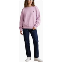 Women's Carhartt Womens Sweatshirt WIP nelson Jumper Crew Neck Drop shoulders Knitted - Purple - Size: 6