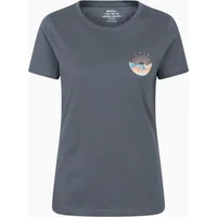 Women's Mountain Warehouse Womens/Ladies Oban Chest Print Relaxed Fit T-Shirt - Navy - Size: 10