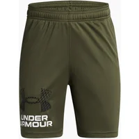 Under Armour Tech Fitness Shorts with Elasticated Waistband - Green - Size: 13 xl