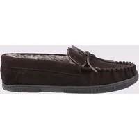 Men's Hush Puppies Ace Slip On Memory Foam Mens Slippers Chocolate - Brown - Size: 12