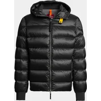 Men's Parajumpers Pharrell Mens Hooded Down Bomber Jacket - Black 541 - Size: 38/Regular