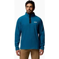Men's Columbia Steens Mountain Half Snap II Polyester Men's Blue Fleece Pullover - Size: 38